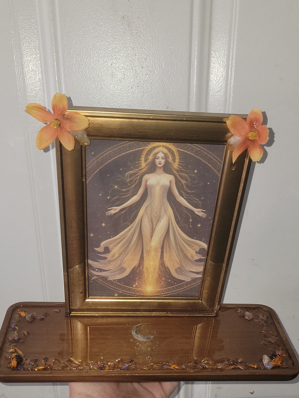 The Divine Light Awakens Goddess Altar Handmade